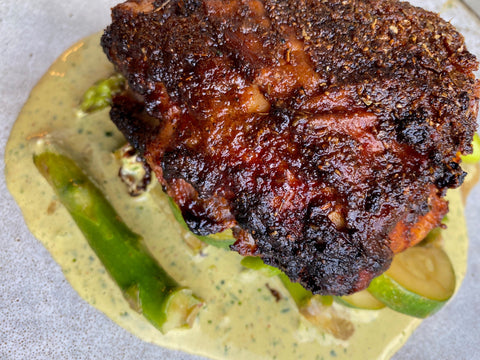 Peruvian Chili Lime Spatchcocked Chicken